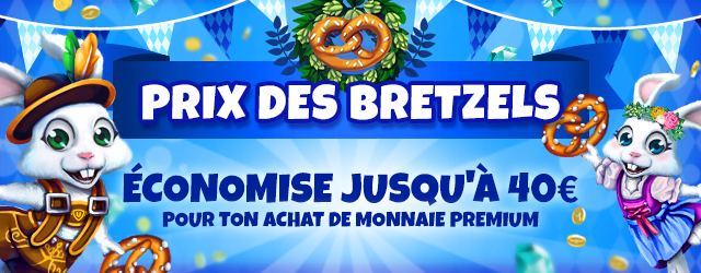 Bannière Oktoberfest avec Bretzel et Uppy
